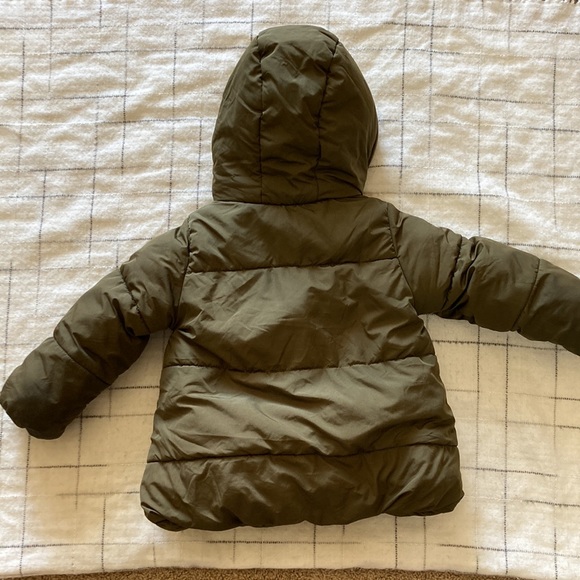 Zara baby army green kids winter vibes coat - Picture 5 of 5
